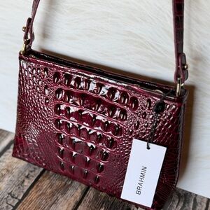 Brahmin Cherry Lacquer Lorelei NWT Rich berry Red Price Firm